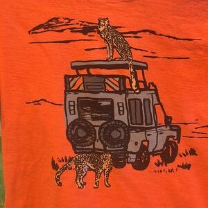 Orange Kids Safari Adventure T-Shirt